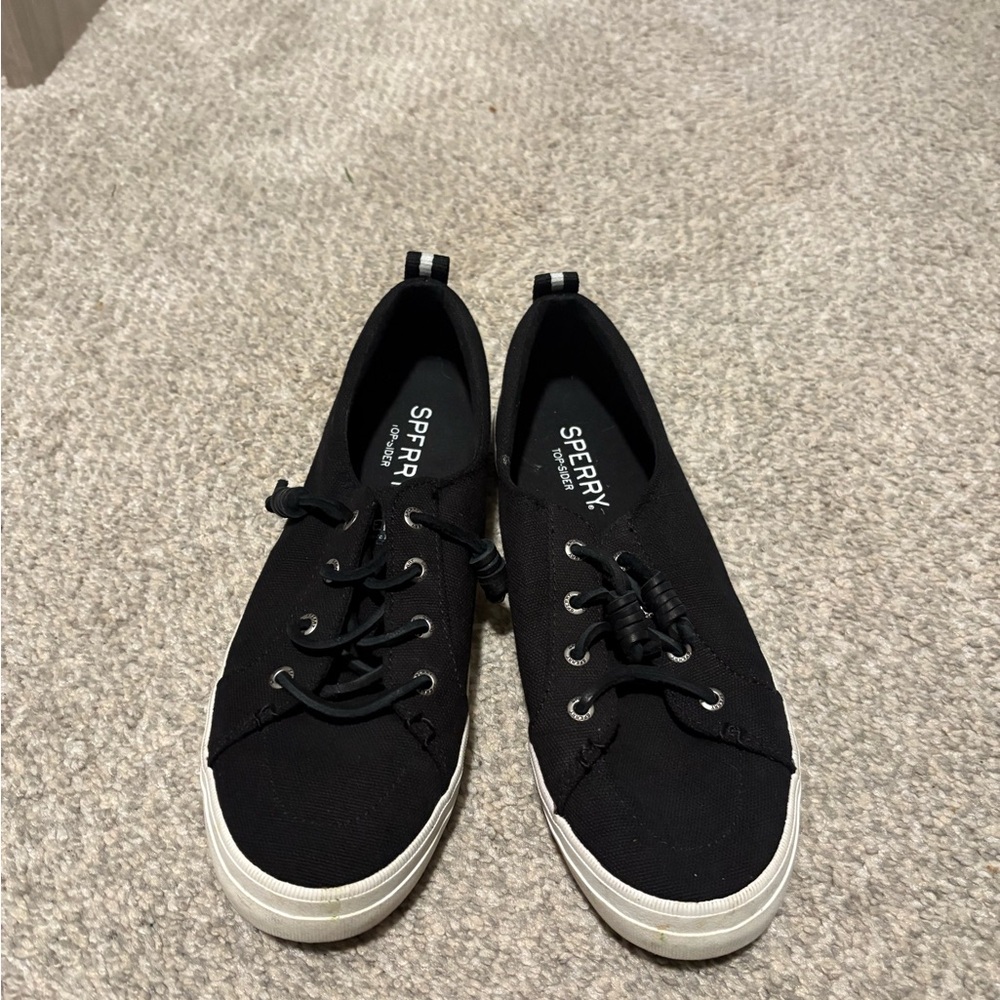 Sperry Black Casual Canvas Shoes